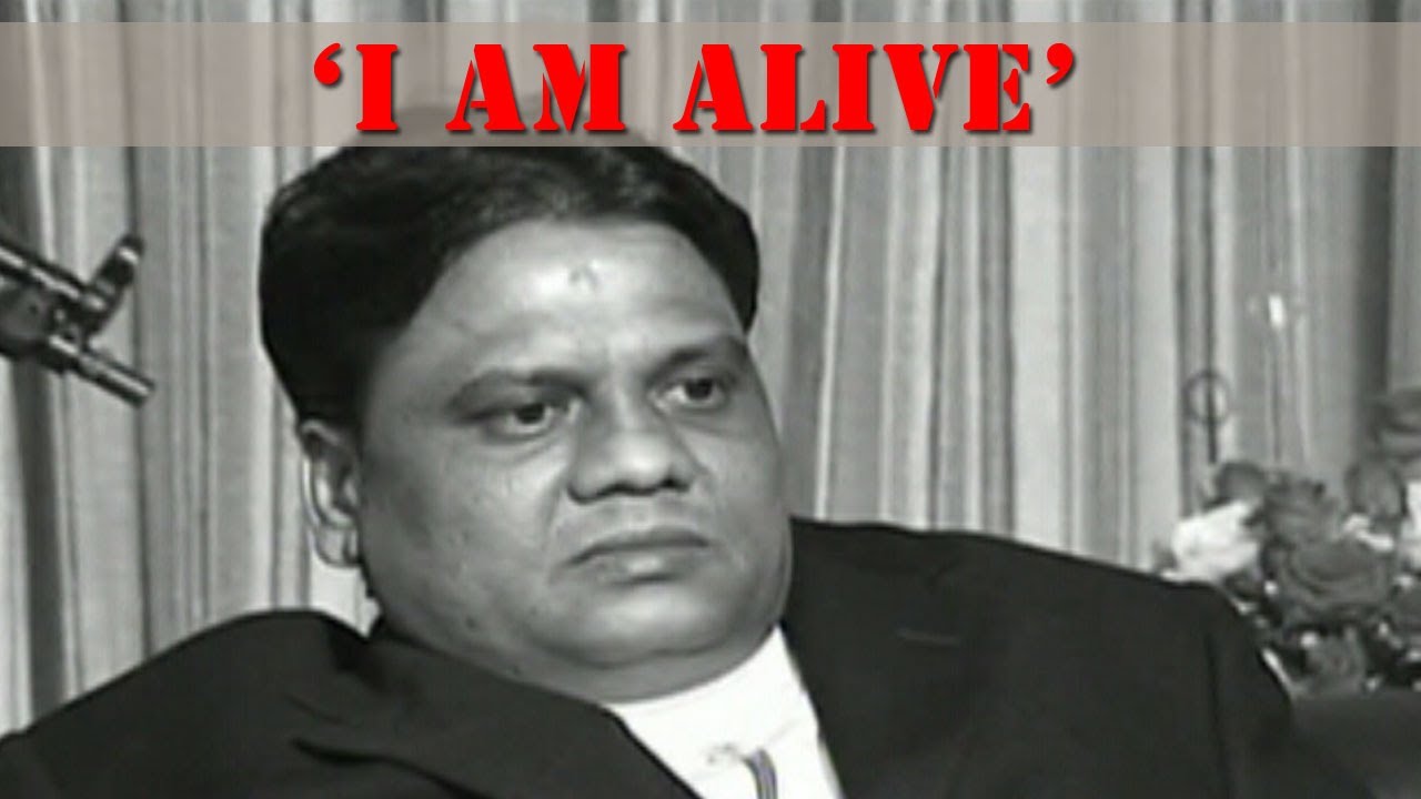 Chhota Rajan during an interview with Headlines Today
