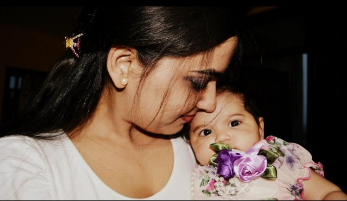 Shivani P. Sharma with Myra