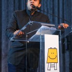 Omi Vaidya emceeing the gala for the second year in a row