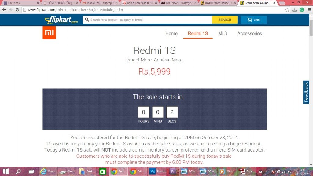 Redmi 1S sale
