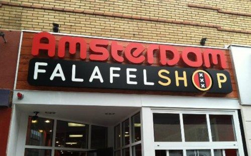 Falafels paired with marijuana at Amsterdam Falafel Shop in Washington