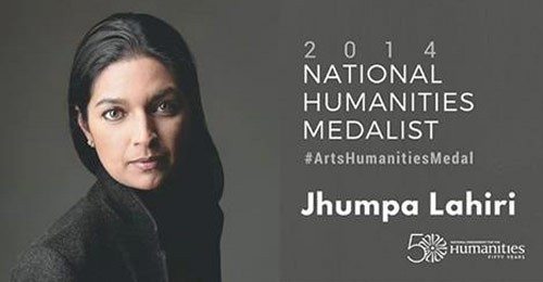 Jhumpa Lahiri to receive the 2014 National Humanities Medal from Barack Obama