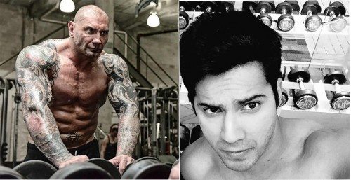 Dave Bautista challenges Varun Dhawan for open fitness challenge