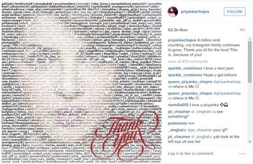 Priyanka Chopra crosses 4 million followers on Instagram