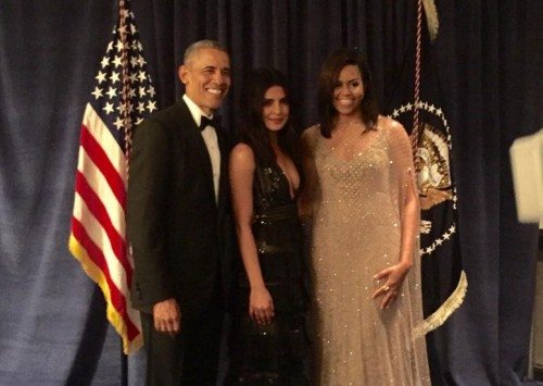 Priyanka Chopra discusses empowerment of girls in meeting with the Obamas