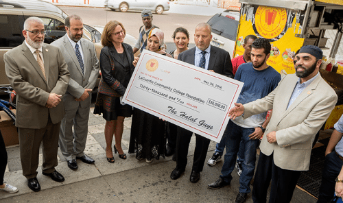 Street vendor The Halal Guys gift $30,000 to LaGuardia Community College Foundation