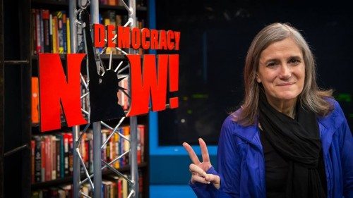 Amy Goodman acquitted of riot charges for reporting on anti-pipeline protest in North Dakota