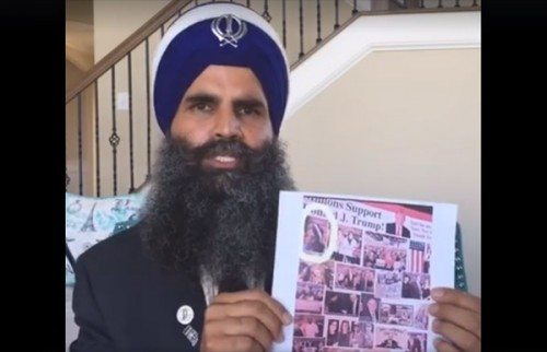 Donald Trump’s campaign uses photo of Sikh as a Muslim supporter, gets slammed