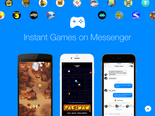 Latest update brings ‘Instant Games’ to Facebook Messenger