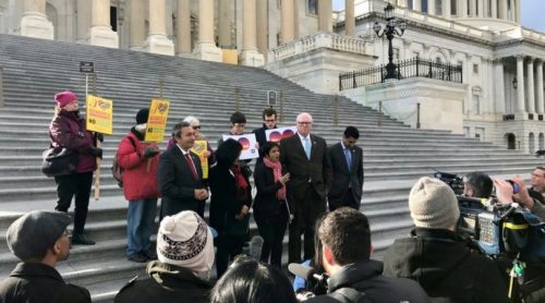 SAALT holds Capitol Hill vigil to honor victims of hate crime
