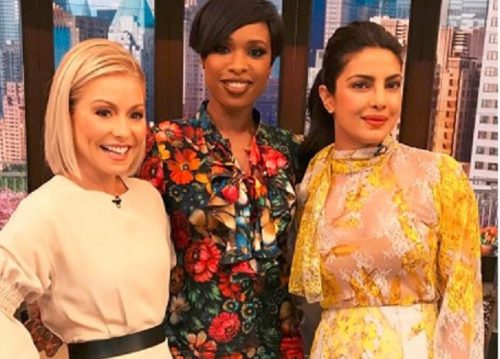 Priyanka Chopra co-hosts Live with Kelly, looks gorgeous in a yellow Blumarine dress