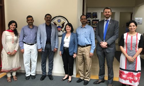 Consul General Katherine Hadda with AP & TS leadership of IACC
