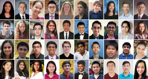 The 40 finalists of the 2018 Regeneron Science Talent Search