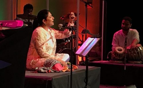 Zila Khan enthralls Georgetown audience at ‘India @70’ concert Zila Khan performing at Georgetown University on September 16.
