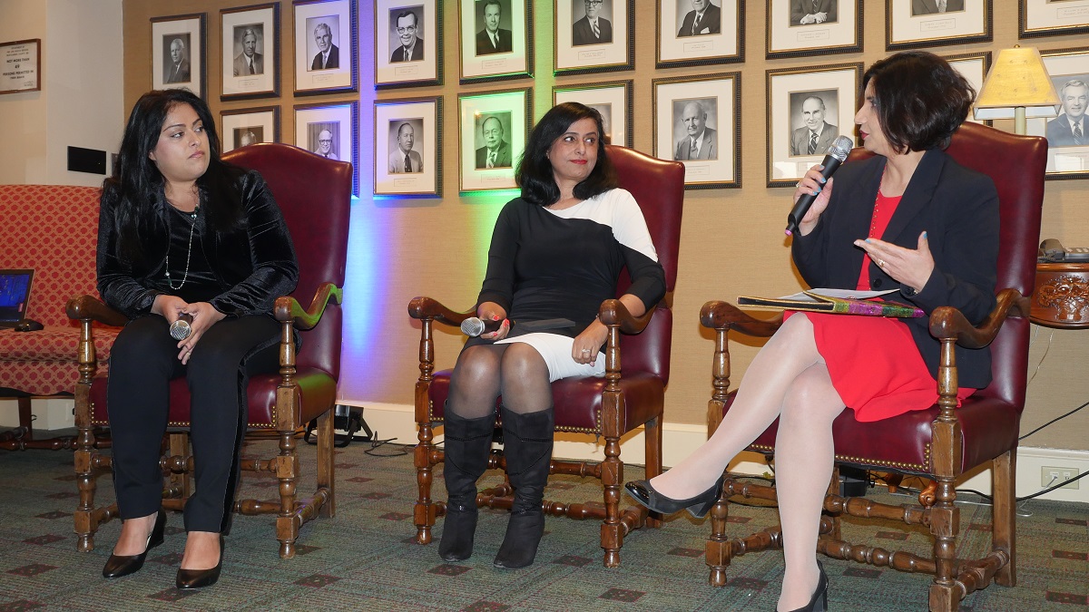 Juhi Naithani, Lata Sharma and Nazia DeFrank