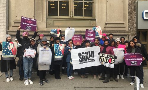 Sakhi for South Asian Women was an official partner of the Women's March in New York and a steering committee member of the march in Washington., D.C.
