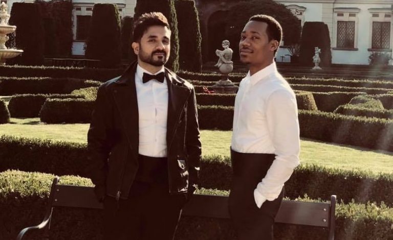 Vir Das, left, with co-star Tyler James Williams.