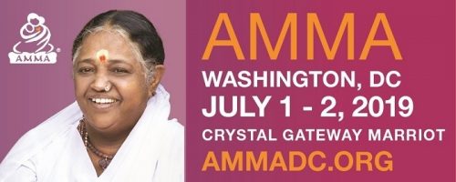 Amma will visit Washington, DC, area on July 1 and 2