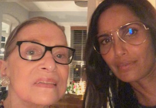 Padma Lakshmi cooks for Supreme Court Justice Ruth Bader Ginsburg Padma Lakshmi with Ruth Bader Ginsburg