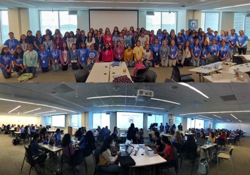 Hackers at Washington DC MetroHacks Women III Hackathon