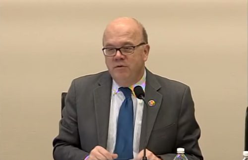 Bipartisan Congressional Commission holds hearing on situation in Kashmir Rep. James McGovern, D-MA, at a bipartisan Congressional Commission hearing on Kashmir held on November 14, 2019.