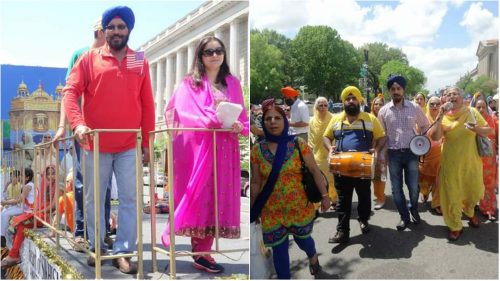To honor members of the Sikh and larger Punjabi community, New York City Council has approved the renaming of certain thoroughfares in Queens to â€˜Gurdwara Streetâ€™ and â€˜Punjab Wayâ€™. Here members of the Sikh community are seen participating in a Vaisakhi parade held in the nation's capital