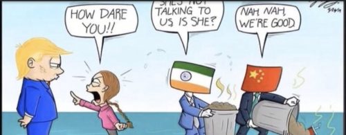 Ahead of Trump’s India visit, son takes dig at its pollution