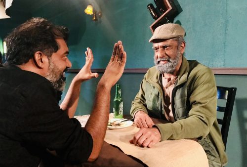 Thampy Antony Thekkek (right), with Vinod Krishna, director of "Elam."