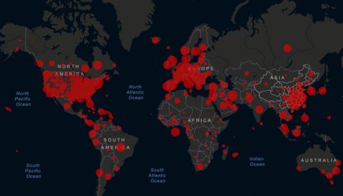 Coronavirus map