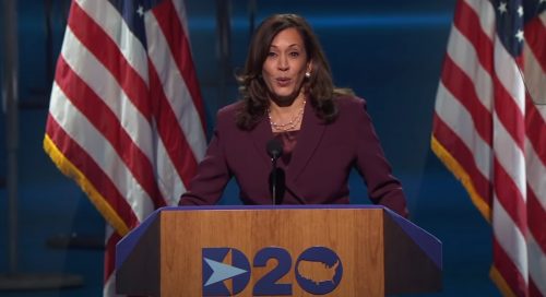 Kamala Harris accepting nomination