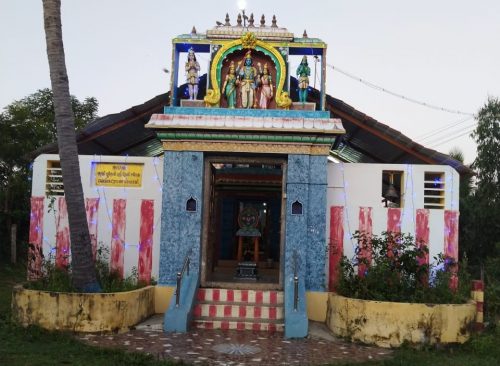 Special prayers were organized at the Sri Dharmasastha Temple in Thulasendrapuram, Kamala Harrisâ€™ ancestral village, for her victory. Photo credit: Facebook
