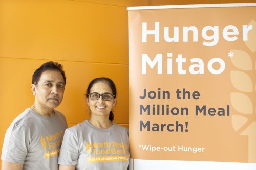 Raj Asava and his wife, Aradhana, who founded the HungerMitao initiative.