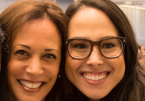 Kamala Harris’ niece cautioned to stop using VP to build her brand Meena Harris, with Kamala Harris in a file photo.