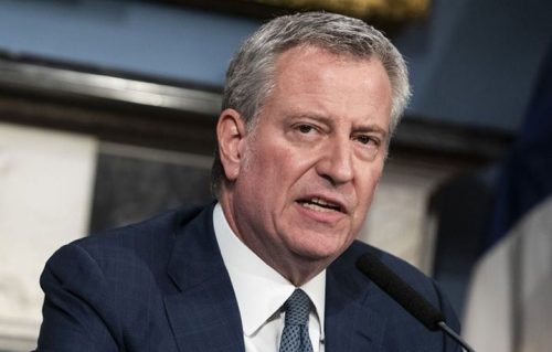 New York City Mayor Bill de Blasio