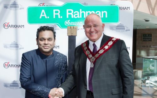Street named after A R Rahman in Ontario