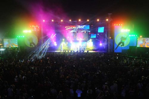 The Reggae Sumfest in Montego Bay attracts a massive influx of overseas visitors to Jamaica during the summer months.