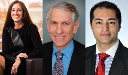 Jill Jones (left) serves as General Counsel, Institutional Client Services USA at JTC Group; Ronald R. Fieldstone (center) and Rohit Kapuria are attorneys at Saul Ewing LLP.