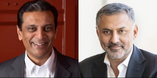 Raj Subramaniam and Nikesh Arora receive CED Distinguished Leadership Awards Raj Subramaniam and Nikesh Arora
