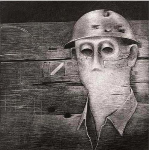 "AI’s perfection cannot capture the imperfections of the human mind — which touch our souls differently, creating nuanced emotional experiences through accidental breakthroughs. Perfection may be the byproduct of the AI movement, but humans are beautifully imperfect," says renowned New Delhi-based artist Rameshwar Broota. Pictured above: Broota’s 1990 oil on canvas, "Lost Soldier."