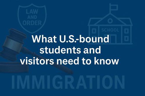 What US-bound students need to know