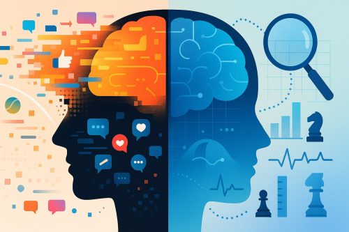 Filling in the blanks: How AI mirrors our habits, errors, and possibilities