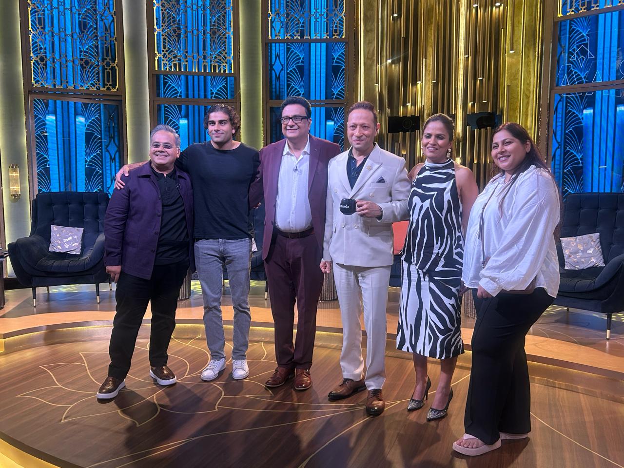 Sandesh Sharda (second from left) with fellow judges of the startup reality show Ideabaaz, which premieres on Zee TV and Zee5 on October 25.