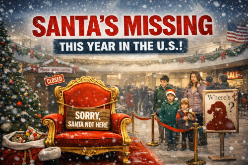 Santa’s missing this year?