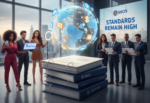 O-1 visas, influencers, and OnlyFans: USCIS isn’t lowering the bar — the field has evolved