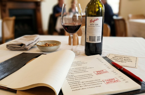 US wine menus see change due to tariff-related price rise