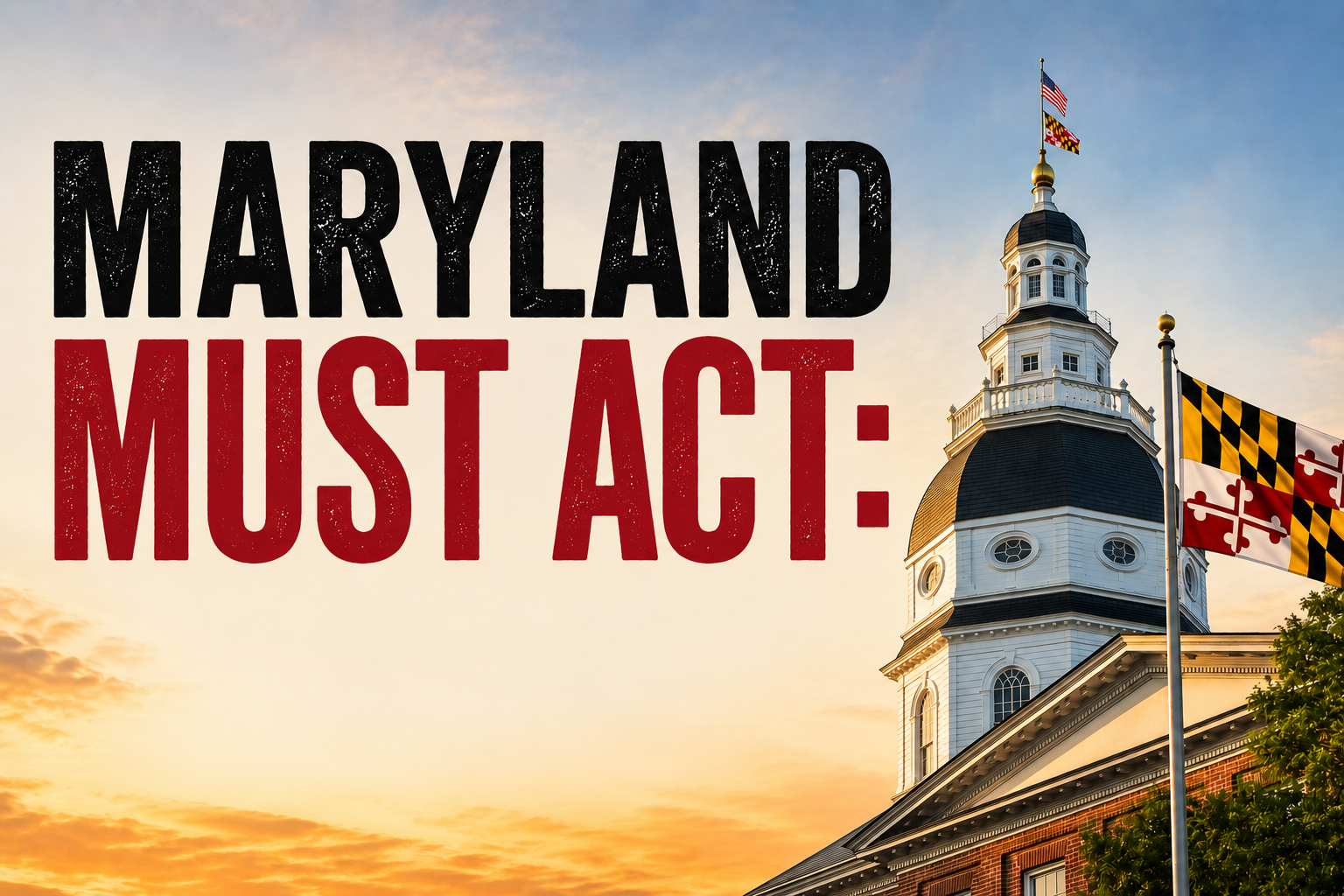 Maryland Must Act: A special session to protect our democracy