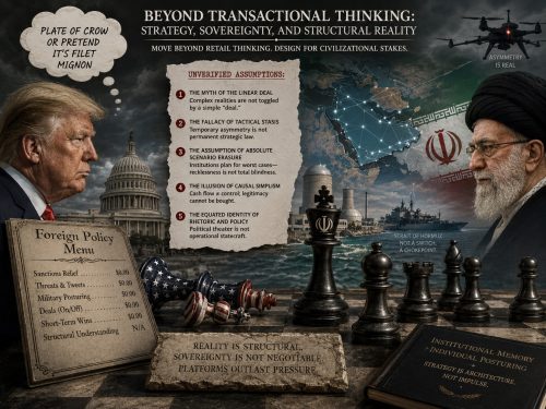 The Illusion of the Transactional Screen: A Post-Mortem of Western Strategic Solipsism