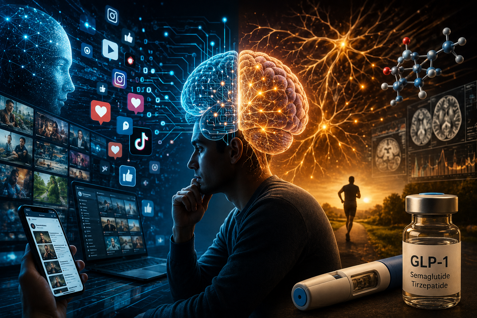 Can Ozempic now also cure our addiction to AI and Social Media ? Can Ozempic now also cure our addiction to AI and Social Media ?
