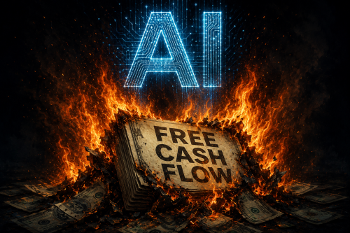 Burning through free cash flow