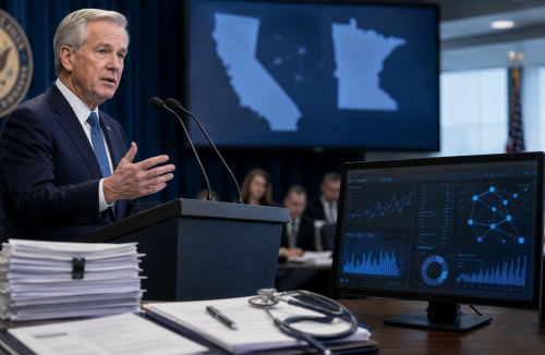 Medicaid funding California Minnesota